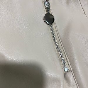 High Waisted Leather Shorts